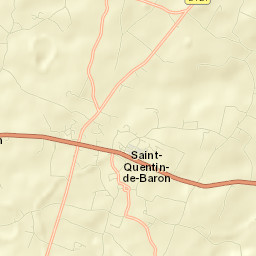 Saint-Quentin-de-Baron Street Map