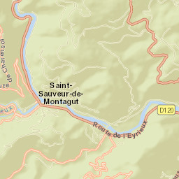 Saint-Sauveur-de-Montagut Street Map
