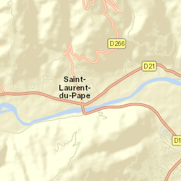 Saint-Laurent-du-Pape Street Map