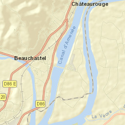 Beauchastel Street Map