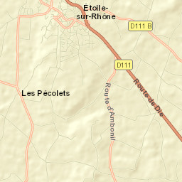 Étoile-sur-Rhône Street Map