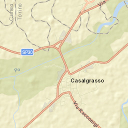 Casalgrasso Street Map