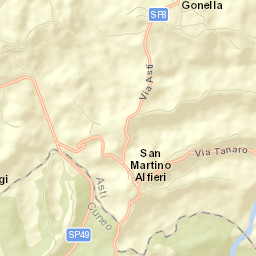 San Martino Alfieri Street Map