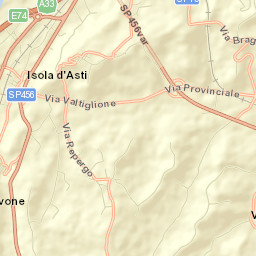 Isola d'Asti Street Map