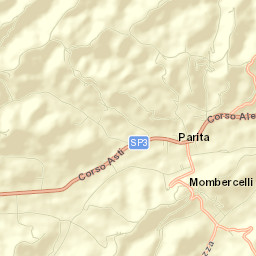 Mombercelli Street Map