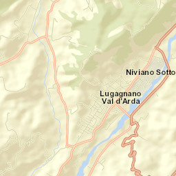 Lugagnano Val d'Arda Street Map