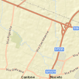 Noceto Street Map