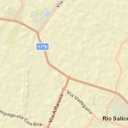 Rio Saliceto Street Map