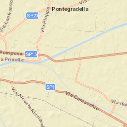 Pontegradella Street Map