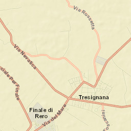 Tresigallo-Final di Rero Street Map