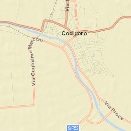 Codigoro Street Map