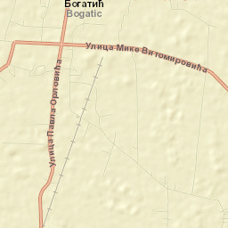 Bogatić Street Map