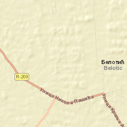 Belotić Street Map