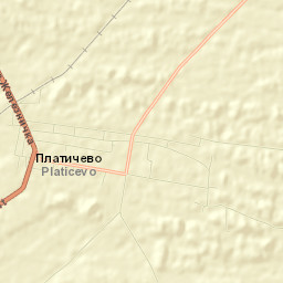 Platičevo Street Map