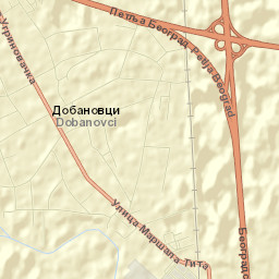Dobanovci Street Map