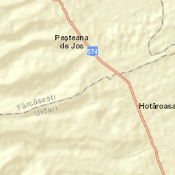 Peșteana de Jos Street Map