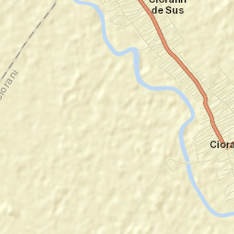 Comuna Ciorani Street Map