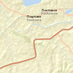 Poshtove Street Map