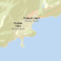 Novy Svet Street Map