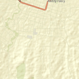 Abinskiy Rayon Street Map