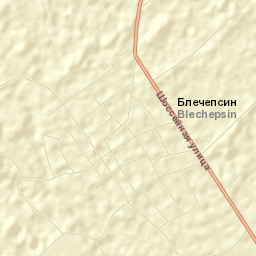 Koshekhabl’skiy Rayon Street Map
