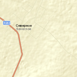 Severnoye Street Map