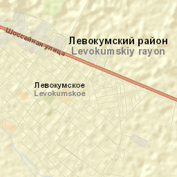 Levokumskoye Street Map
