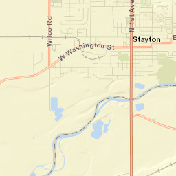 Stayton Street Map