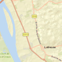 Latresne Street Map