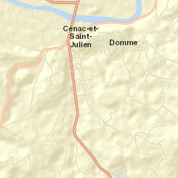 Domme Street Map