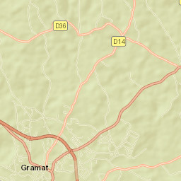 Gramat Street Map