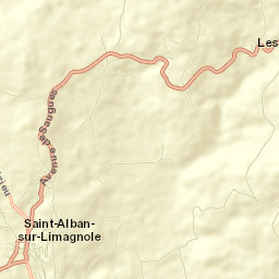 Saint-Alban-sur-Limagnole Street Map