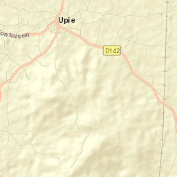 Upie Street Map