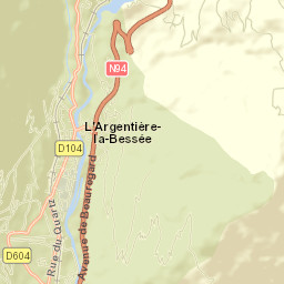 French Alps Street Map