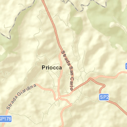 Priocca Street Map