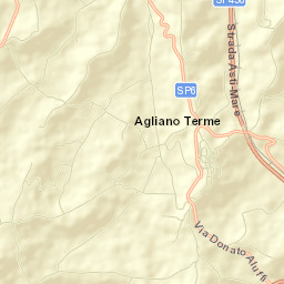 Agliano Street Map