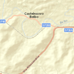 Castelnuovo Belbo Street Map