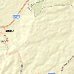 Bruno Street Map