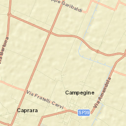 Campegine Street Map