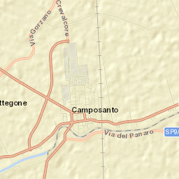 Camposanto Street Map
