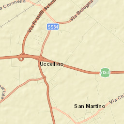 San Martino Street Map