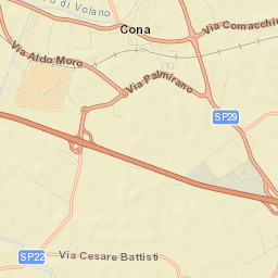 Cona Street Map
