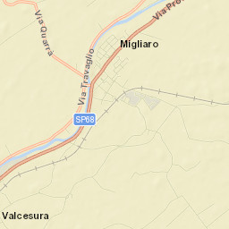 Migliaro Street Map