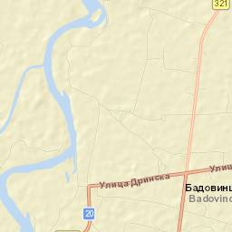 Badovinci Street Map