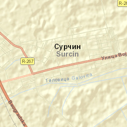 Surčin Street Map