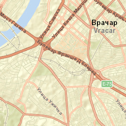 Belgrade Street Map