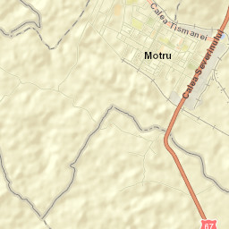 Motru Street Map