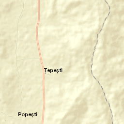 Comuna Tetoiu Street Map