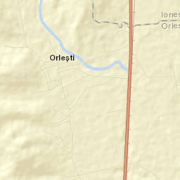 Comuna Orleşti Street Map