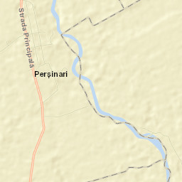 Comuna Perşinari Street Map